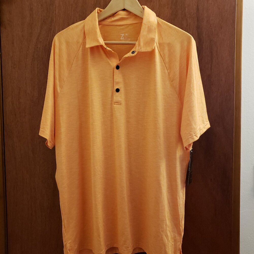 Z By Zella Short Sleeve Rugby Polo Shirt Size Extra Large